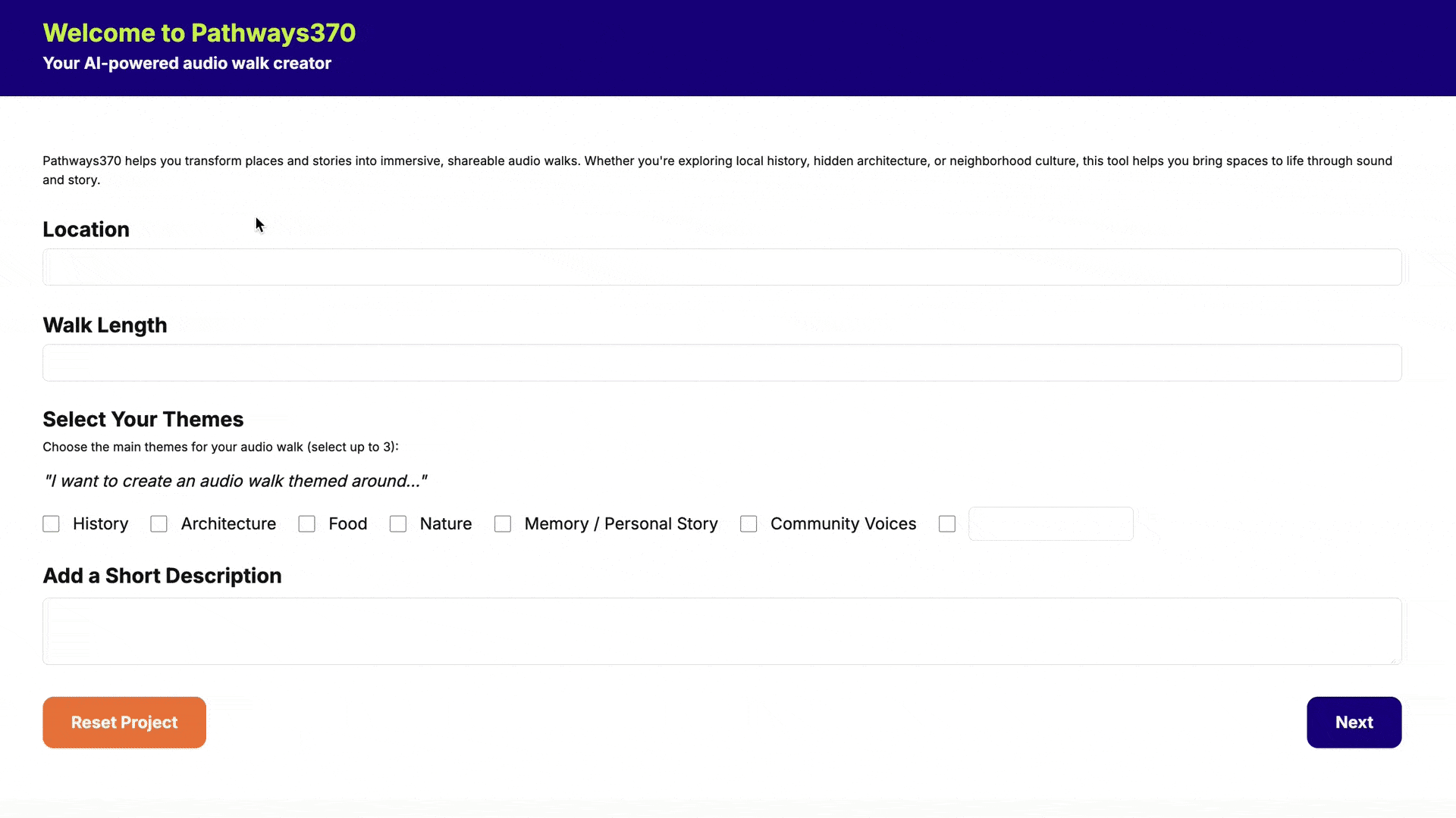 Mid-fidelity prototype